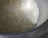 A picture of step 1 of Schezwan rice.