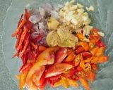 Foto langkah ke 10 dari resep Oseng pedas bunga baput (bwng putih) ikan asin.
