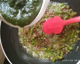 A picture of step 5 of Coriander masala rice.