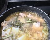 A picture of step 3 of Winter Chicken Soup with Veges & Roast Butternut in oven.