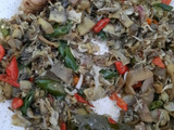 Tumis Jantung Pisang Pedas