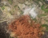 A picture of step 4 of Veggies pasta.