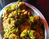 A picture of step 5 of Stuffed Capsicum (Karnataka style).
