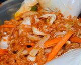 A picture of step 8 of Korean Kimchi.