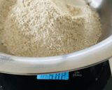 A picture of step 1 of Wheat flour farsi puri.