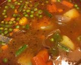 A picture of step 5 of Vegetable Soup.
