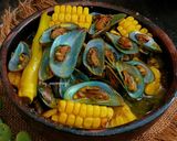 Foto langkah ke 8 dari resep Kerang Ijo Kuah Kuning.