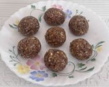 A picture of step 9 of No-Refined-Sugar Dry Fruit Ladoo | Dates & Nuts Energy Bites.