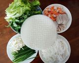 Hình bước làm 4 của món Gỏi cuốn tôm thịt
