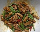 Foto langkah ke 5 dari resep Tumis Tempe Kacang Panjang.