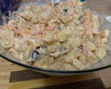 A picture of step 4 of Apple salad.