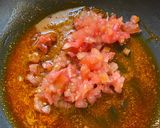 A picture of step 7 of Lauki ke Kabab Tomato Masale ke saath.