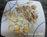 Foto del paso 3 de la receta: Pollo asado al limón y sopa
