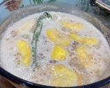 Gambar langkah 5 resipi 👩🍳Pengat Pisang Tanduk Buah Delima.
