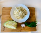 A picture of step 1 of Easy and quick vegetarian fried noodles!.
