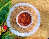 A picture of step 4 of Chicken manchurian.