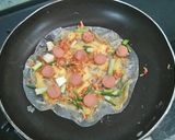 Hình bước làm 2 của món Bánh tráng nướng