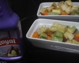 Foto del paso 6 de la receta: Postre de boniato al microondas acompañado de frutas y chocolate líquido