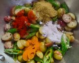 झटपट स्वादिष्ट करौंदा मिर्ची रेसिपी चरण 4 फोटो