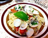 Pas rețetă Spaghetti cu vongole și roșii cherry 4 fotografie