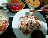 A picture of step 4 of Paapdi chaat.
