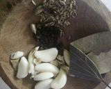 A picture of step 1 of Mushroom Biryani.