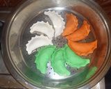 আখরোটের পুর ভরা তিরঙ্গা পুলি(akhroter pur bhora tironga puli recipe in Bengali) রেসিপি ধাপ - 19 ছবি