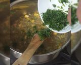 A picture of step 8 of Lemon Coriander corn soup & garlic chana.
