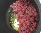 Foto del paso 1 de la receta: Relleno de carne cortada a cuchillo
