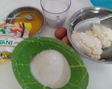 Foto langkah ke 2 dari resep Kue Singkong Panggang (Bingka Singkong Panggang).