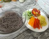 酸辣豆漿蕎麥涼麵的食譜步驟2照片