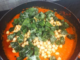 Garbanzos y espinacas