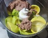 A picture of step 3 of Pasta with Guacamole Sauce and Tuna.