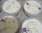 Foto langkah ke 6 dari resep Cheese Ube Jelly Salad.