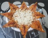 A picture of step 3 of Surti paratha.