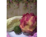 Foto langkah ke 1 dari resep Diet Juice Dragon Fruit Chicory (Sawi Putih) Lime.