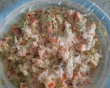 Foto del paso 7 de la receta: Rulo de hojaldre relleno de ensaladilla de marisco