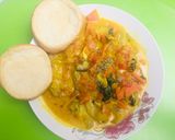 Foto del paso 4 de la receta: Sopa de vegetales con leche de coco y curry 🥥🍆🍲