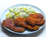 Zöldfűszeres bundában sült csirkemell recept fázis 3 fotója