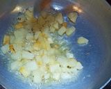 A picture of step 2 of Veggie Dalia.