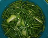 Foto langkah ke 1 dari resep Tumis kacang panjang,labu bumbu cabai teri.