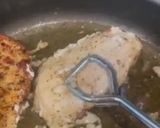 A picture of step 1 of Chicken breast with green salad.
