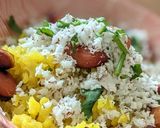 A picture of step 5 of Kanda batata poha / Poha.