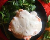 Foto del paso 4 de la receta Tartar de berenjena y salmón con salsa de yogur