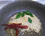 A picture of step 4 of Beans poriyal.