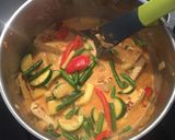 A picture of step 17 of Easy Mango Tofu Red Thai curry.