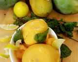 A picture of step 1 of MANGO SORBET .