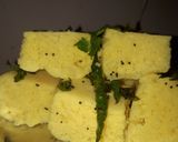 A picture of step 7 of Gujarati Dhokla.