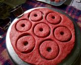 A picture of step 4 of Red Velvet Donuts#valentinedishcontest.