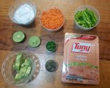 Foto del paso 1 de la receta: Ensalada de salmón con vegetales